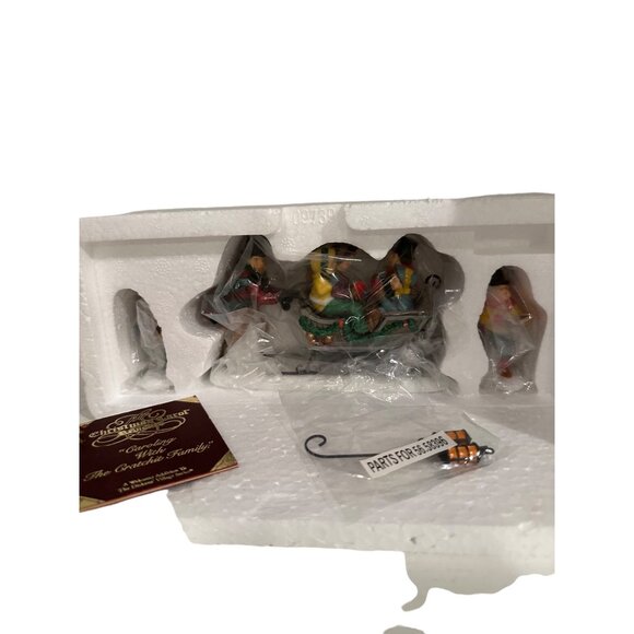 Department 56 Disney Christmas Carol Cratchit Family Figurine Set - Picture 3 of 4